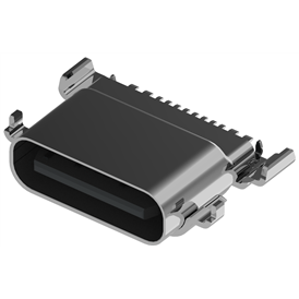 XB-ATCF-12-001 TYP C 12P weibliche Basis wasserdichte Stretch Shell 4-Bein Jacke L=7.65MM, SMT nicht exponiert, Ladedatenversion